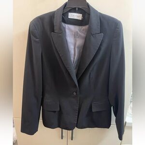 Calvin Klein Women’s Business Blazer Jacket Black Size 10